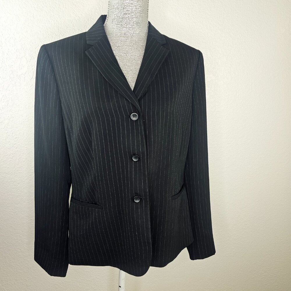 Ann Taylor Classic Pin Stripe Blazer Jacket